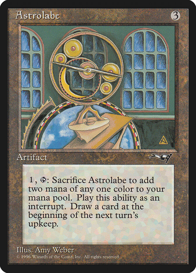 Astrolabe card front