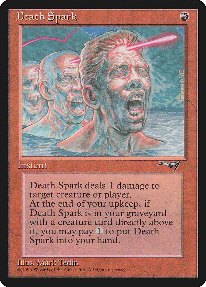Death Spark card front