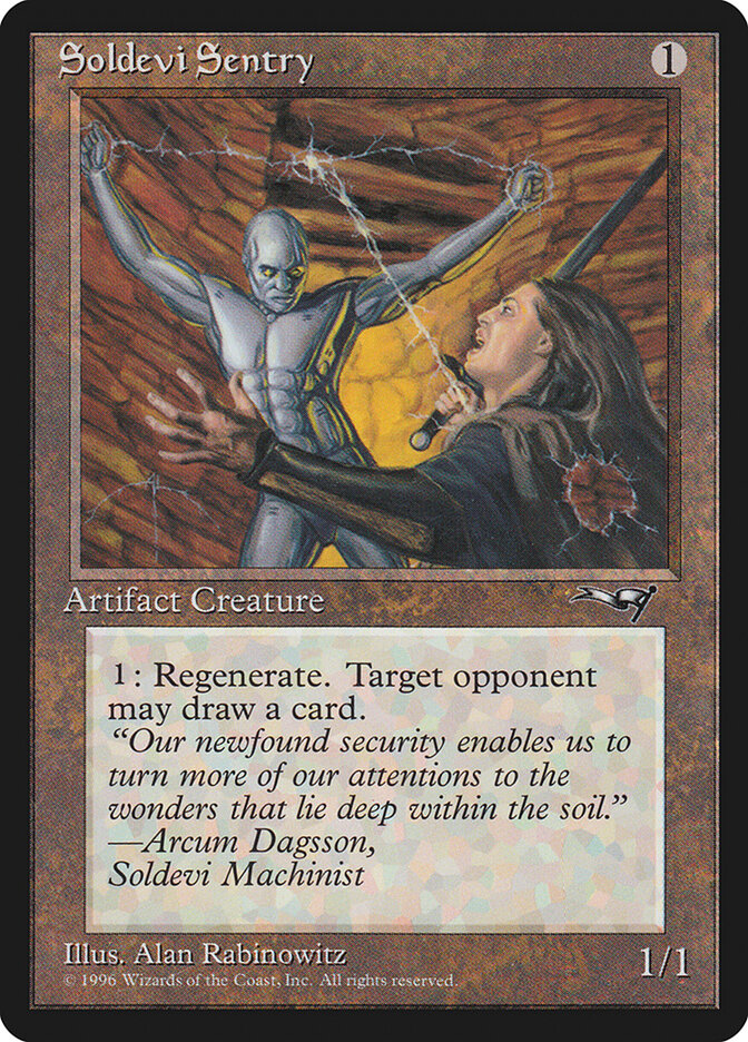 Soldevi Sentry card front