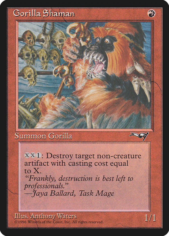 Gorilla Shaman card front