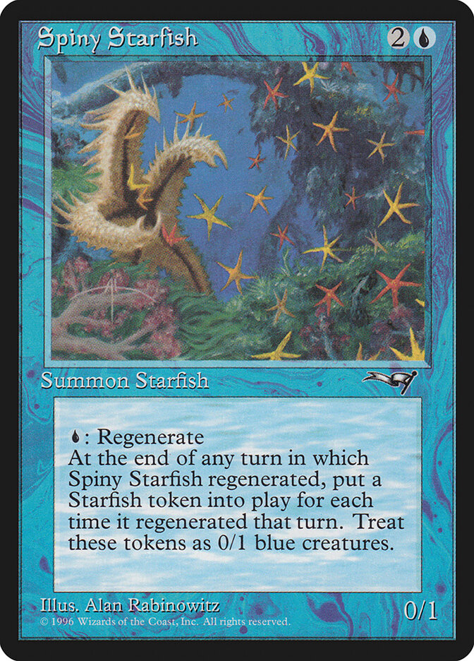 Spiny Starfish card front