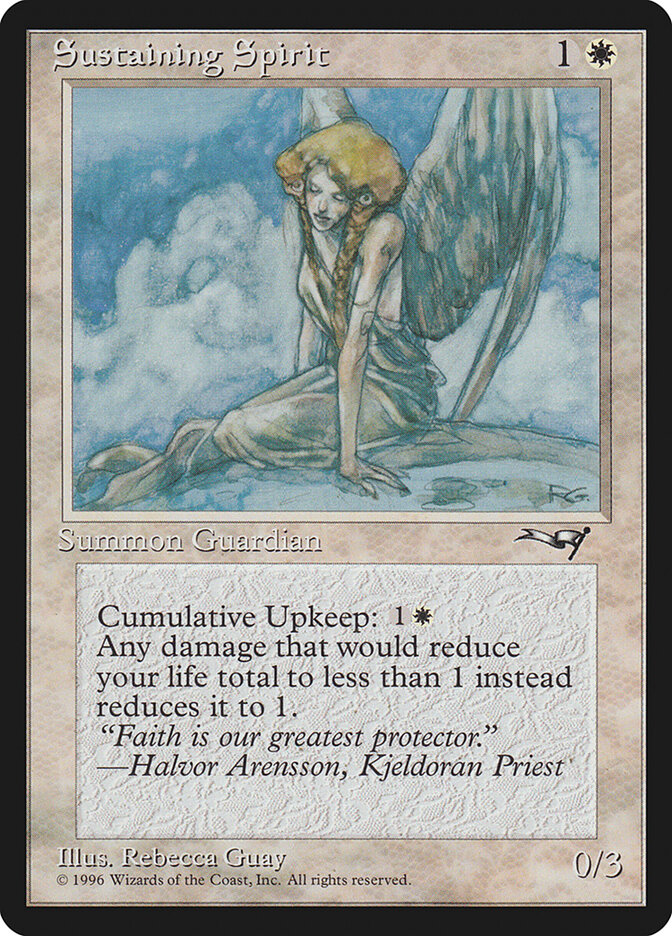 Sustaining Spirit card front