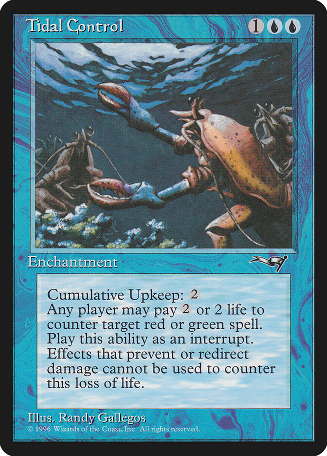 Tidal Control card front