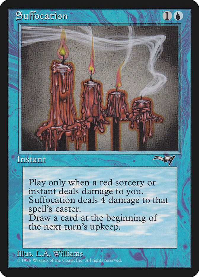 Suffocation card front