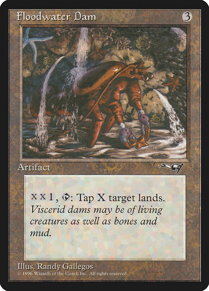 Floodwater Dam card front