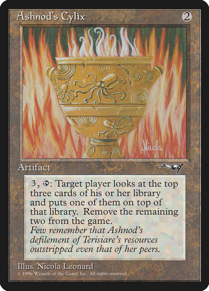 Ashnod's Cylix card front