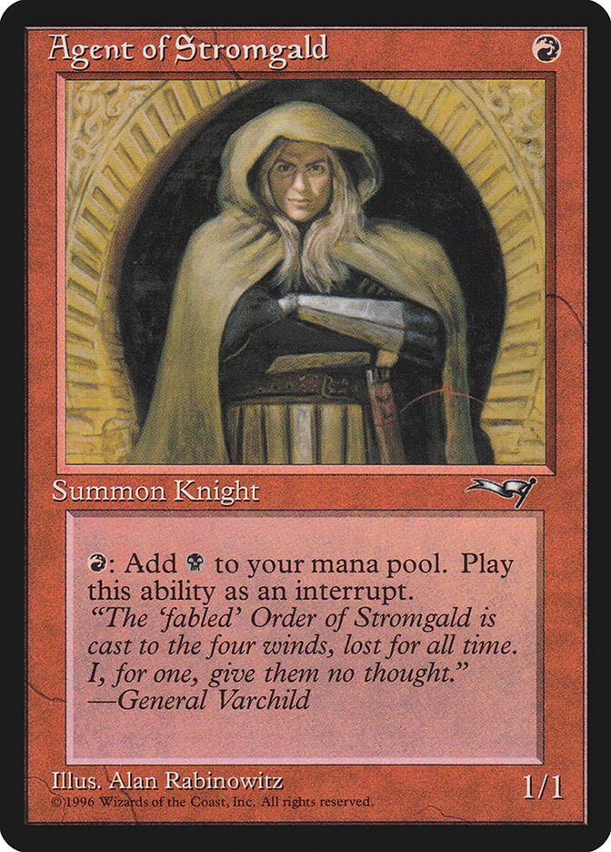 Agent of Stromgald card front