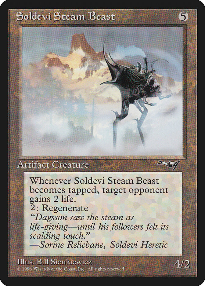 Soldevi Steam Beast card front