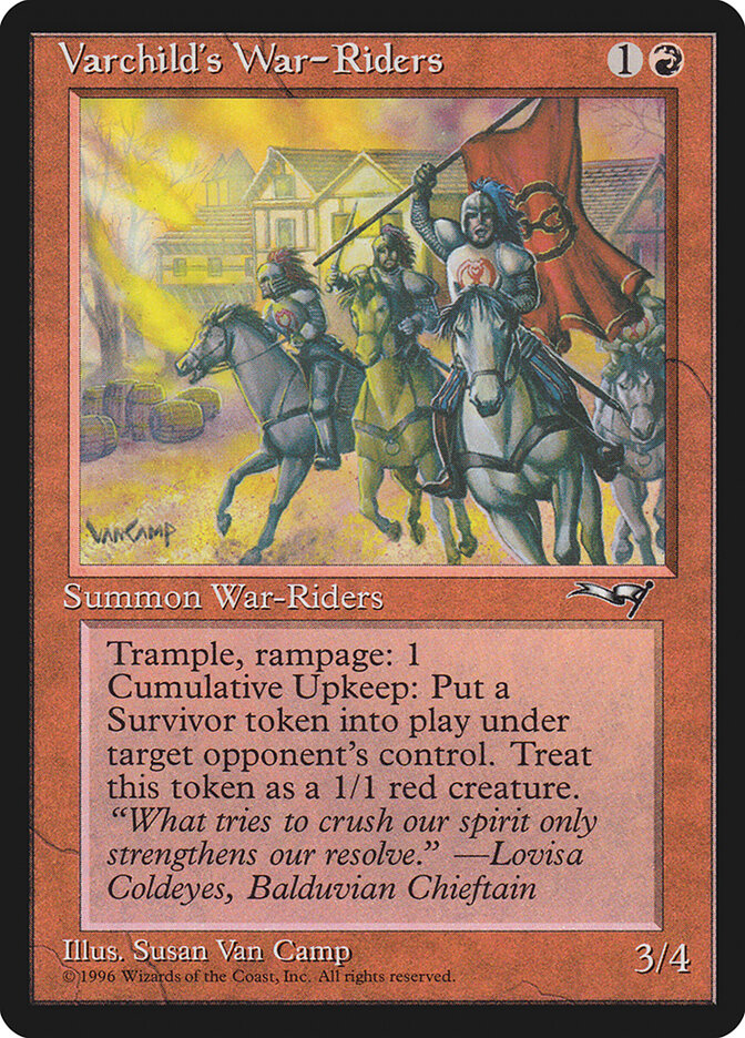 Varchild's War-Riders card front