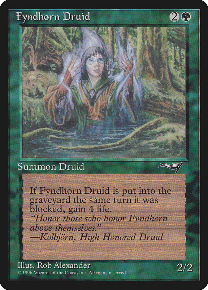 Fyndhorn Druid card front
