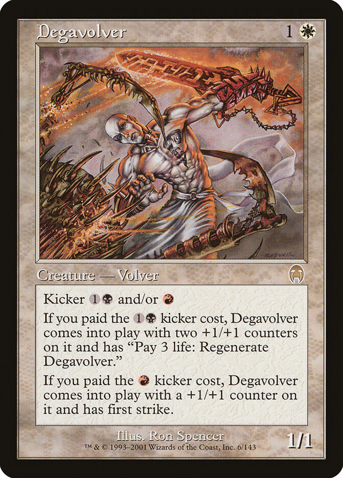Degavolver card front