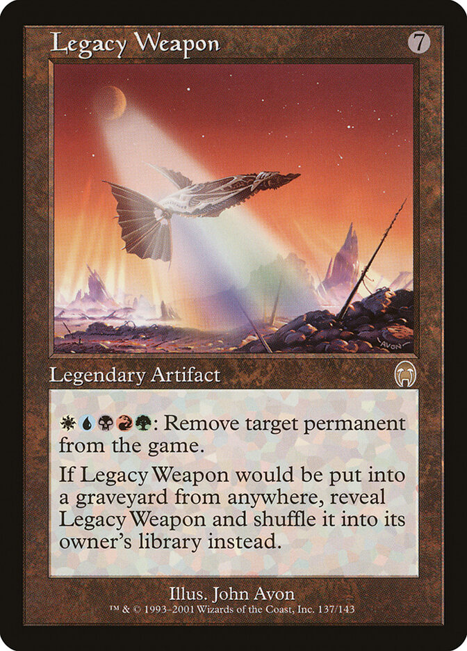 Legacy Weapon card front