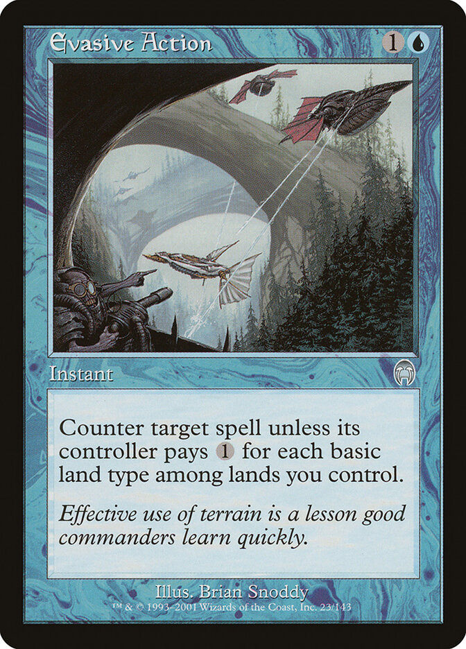 Evasive Action card front
