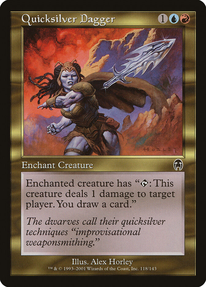 Quicksilver Dagger card front