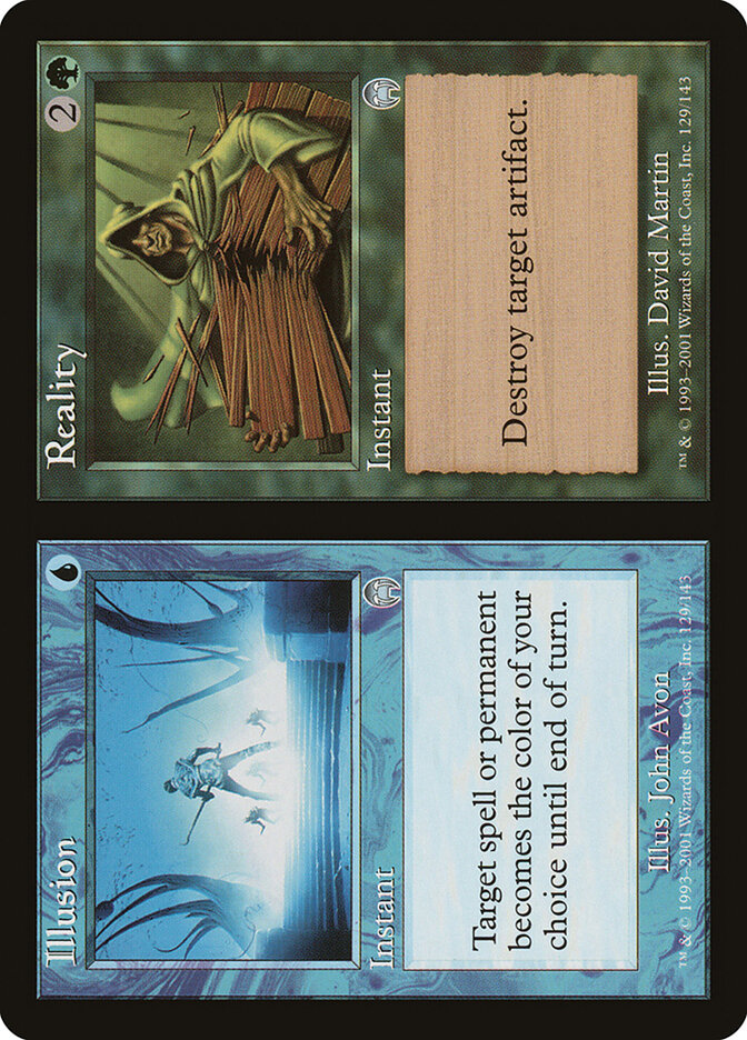 Illusion card front