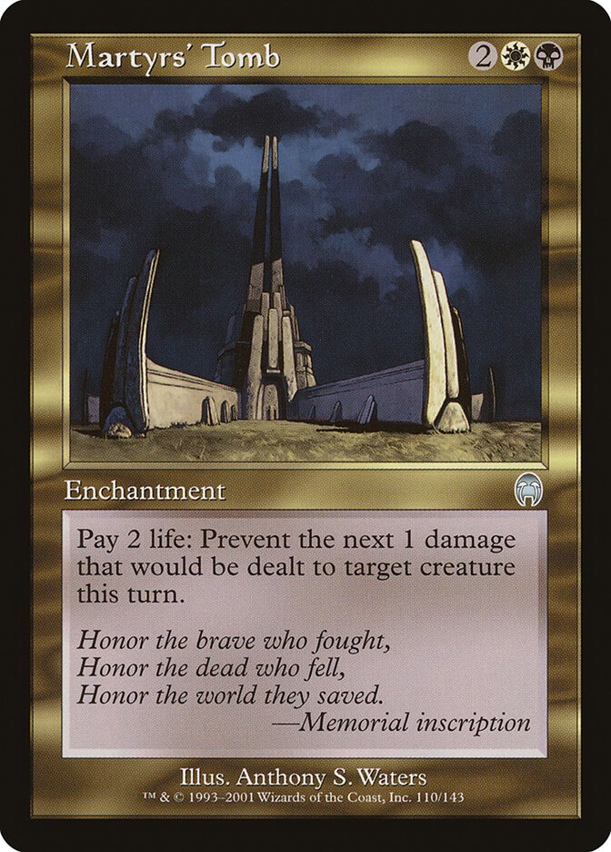 Martyrs' Tomb card front