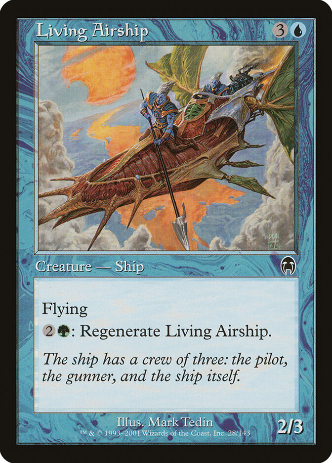 Living Airship card front