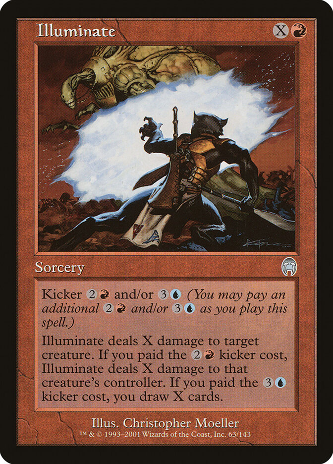 Illuminate card front