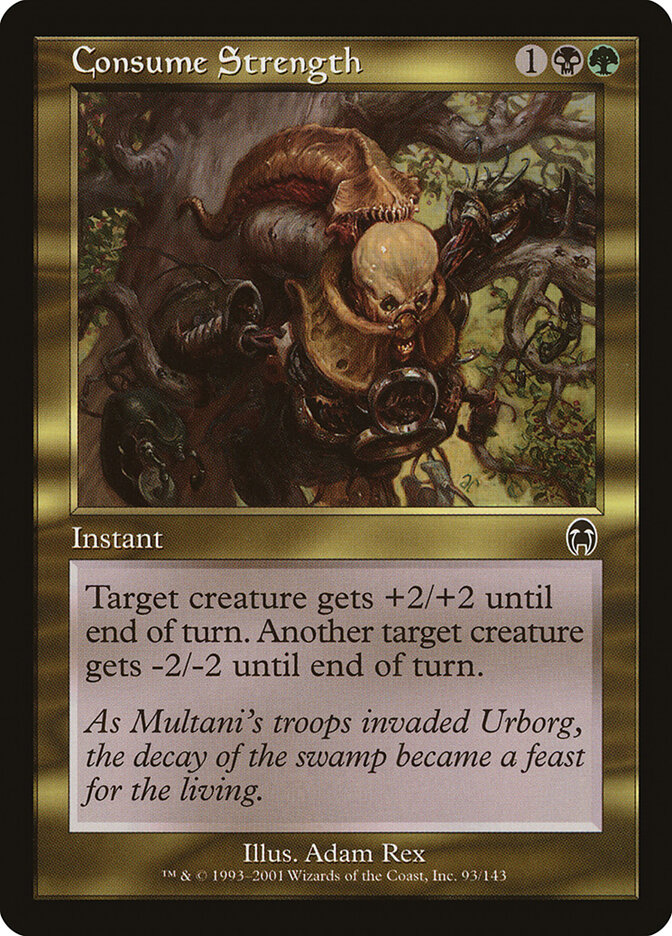 Consume Strength card front