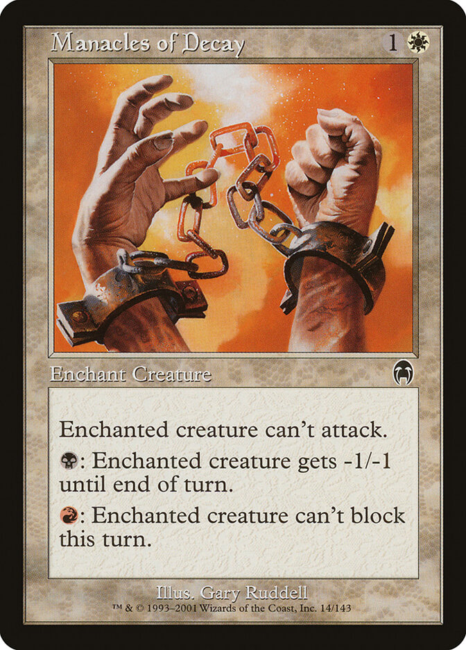 Manacles of Decay card front