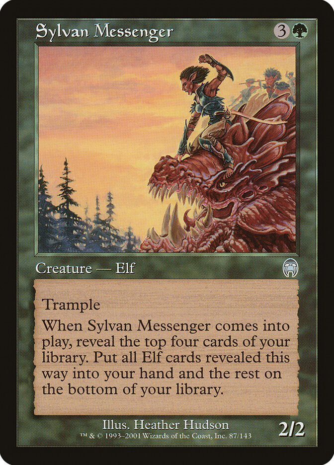 Sylvan Messenger card front