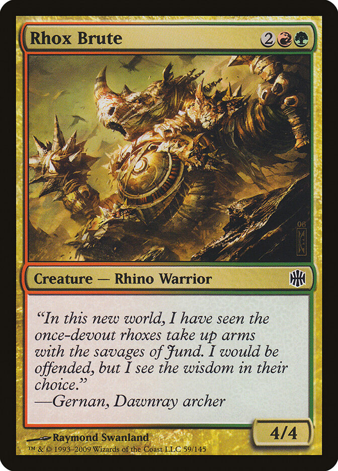 Rhox Brute card front