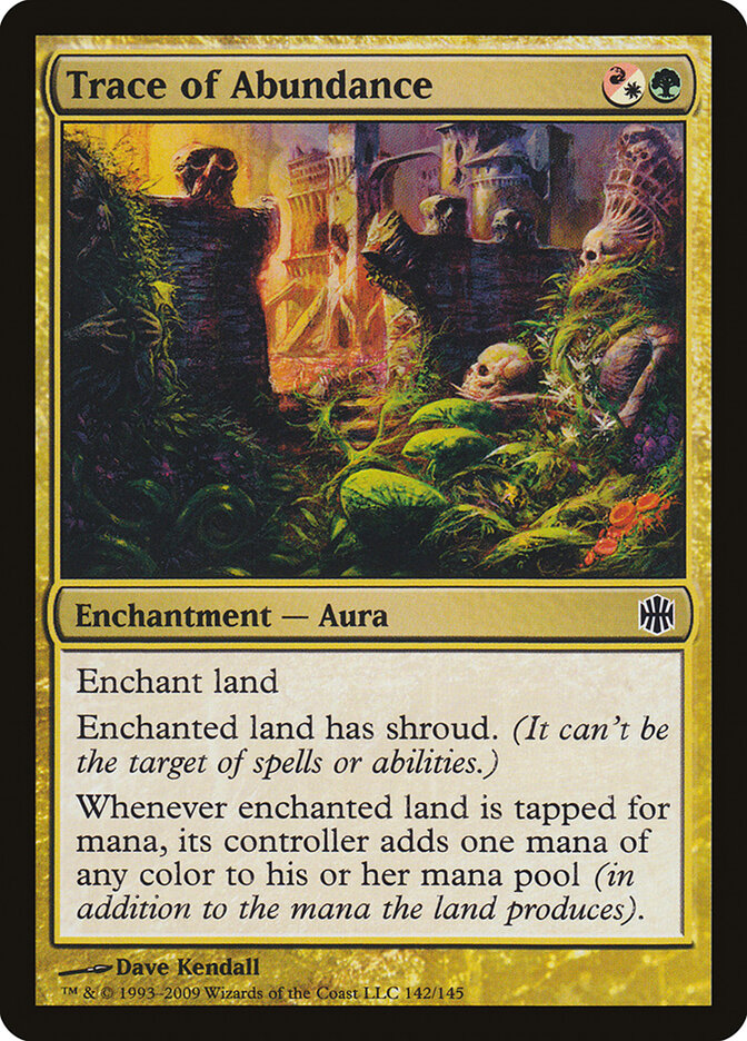 Trace of Abundance card front