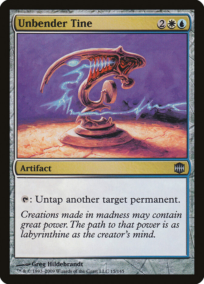 Unbender Tine card front