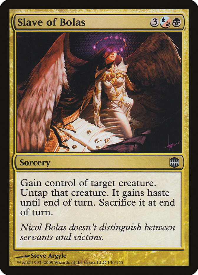 Slave of Bolas card front
