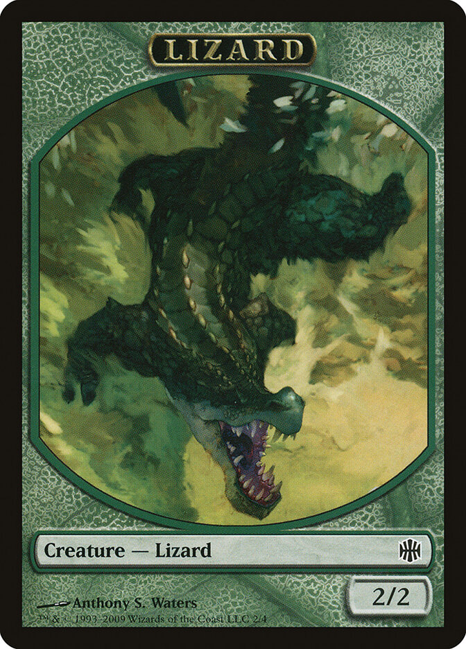 Lizard card front