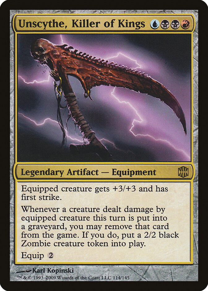 Unscythe, Killer of Kings card front