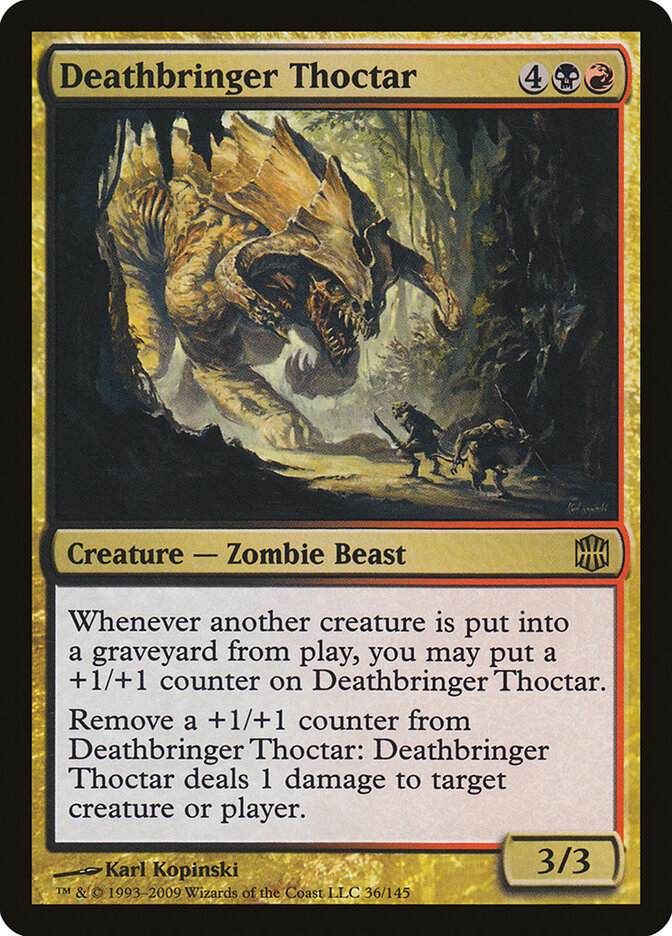 Deathbringer Thoctar card front