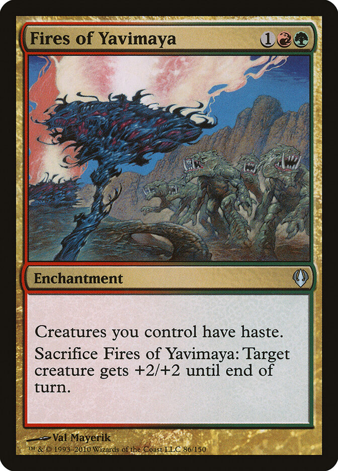 Fires of Yavimaya card front
