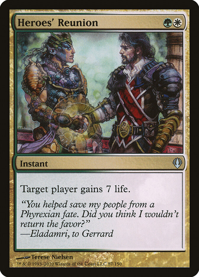 Heroes' Reunion card front