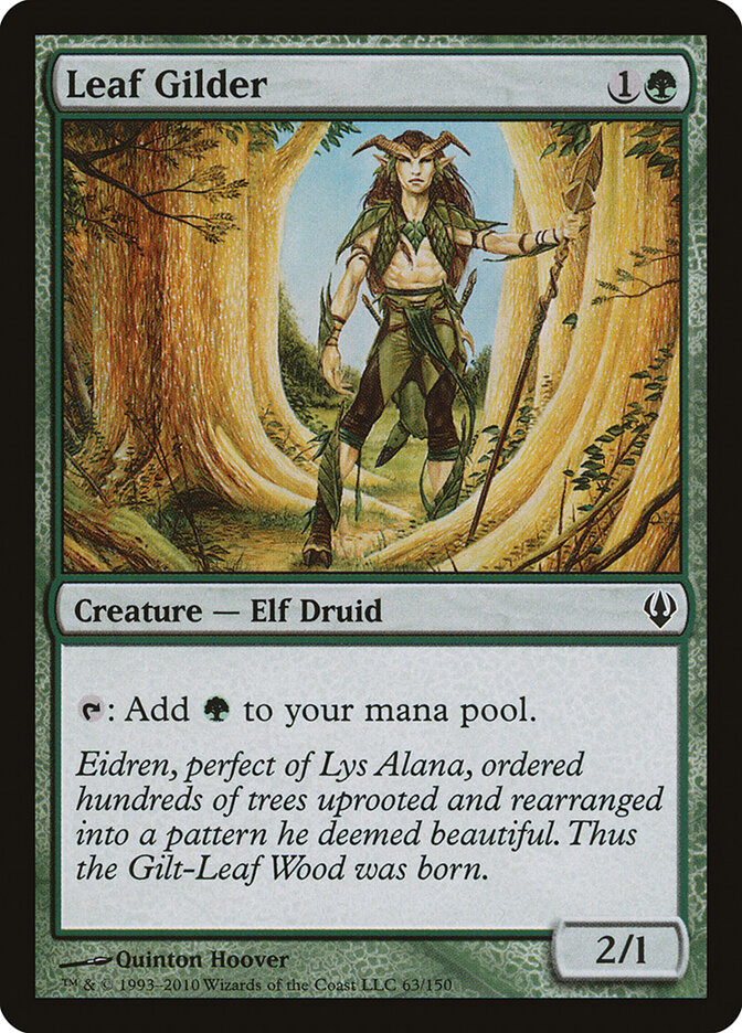 Leaf Gilder card front