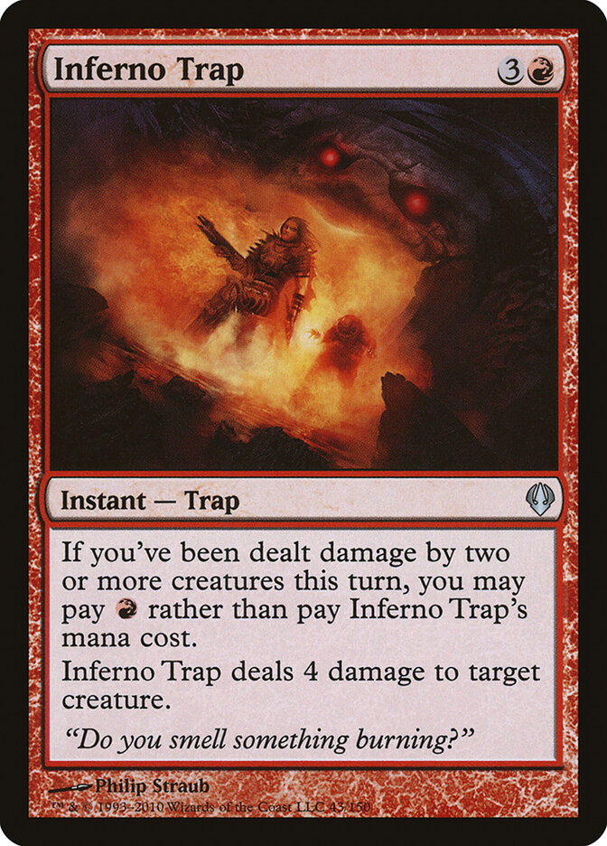 Inferno Trap card front