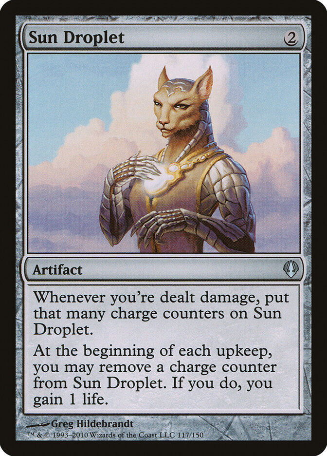 Sun Droplet card front