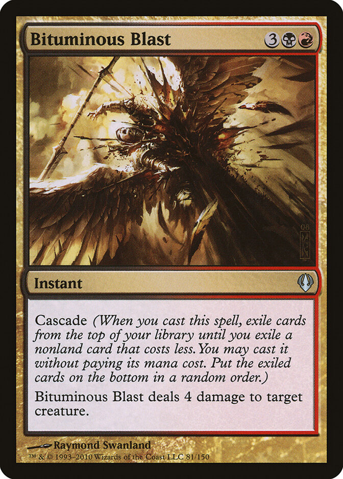 Bituminous Blast card front