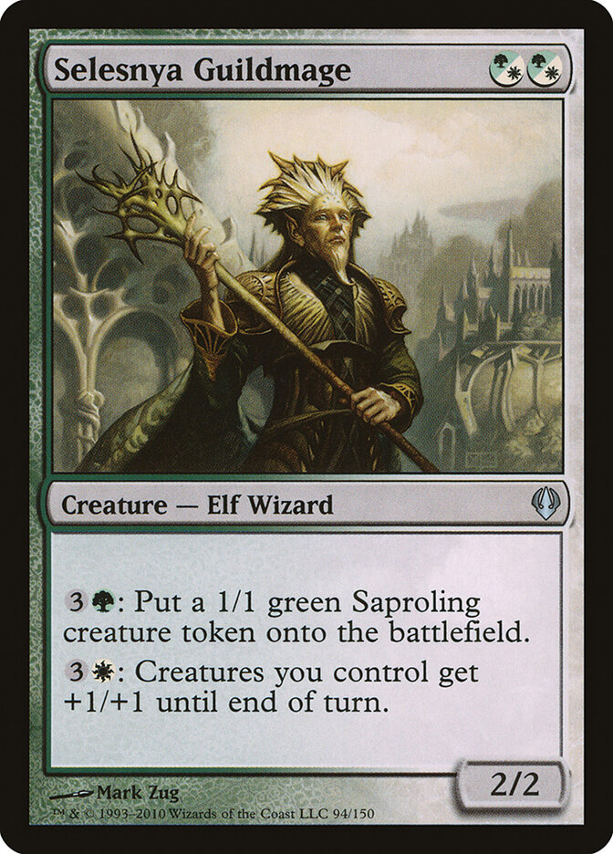 Selesnya Guildmage card front