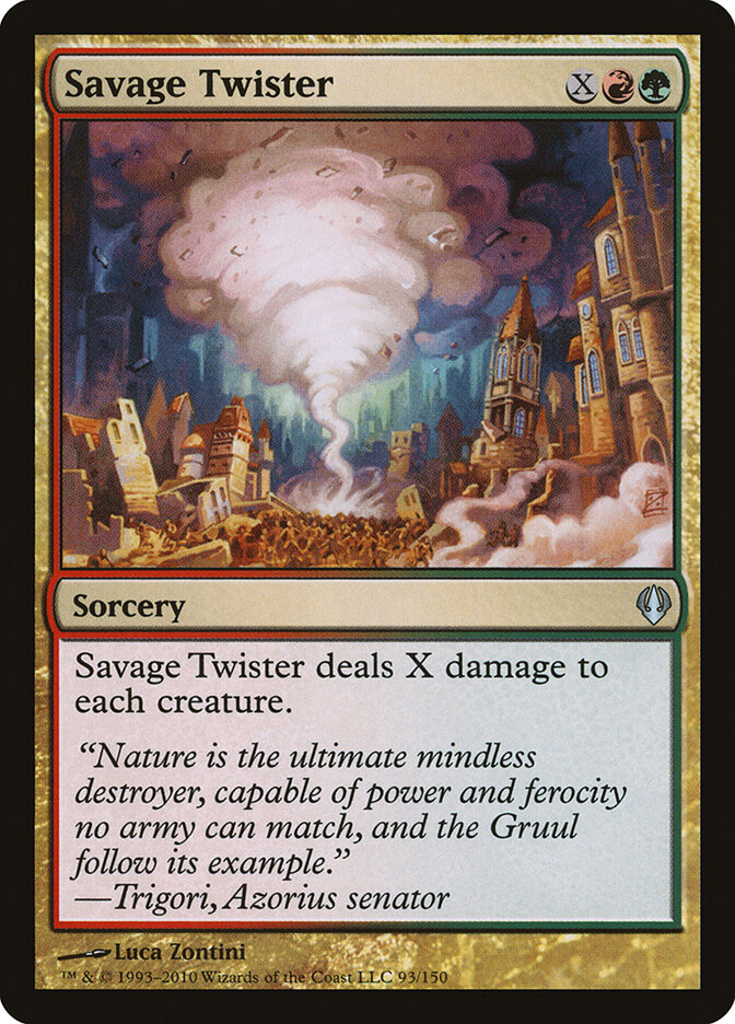 Savage Twister card front