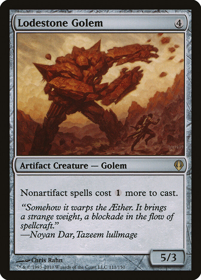 Lodestone Golem card front
