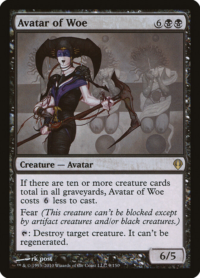 Avatar of Woe card front