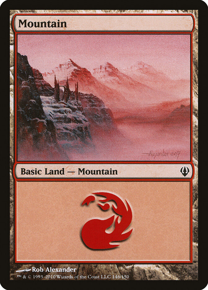 Mountain card front