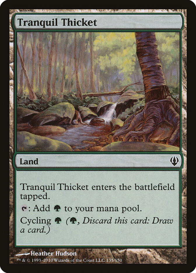 Tranquil Thicket card front
