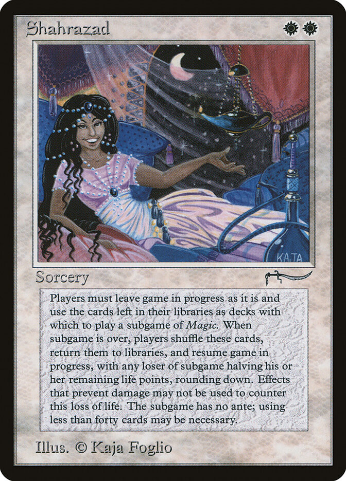 Shahrazad card front