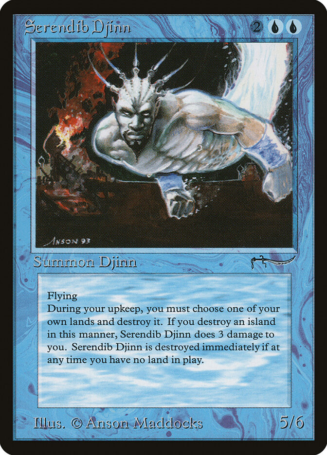 Serendib Djinn card front
