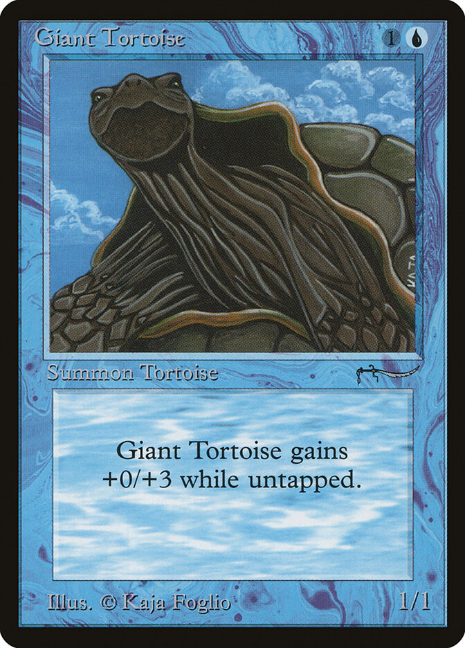 Giant Tortoise card front