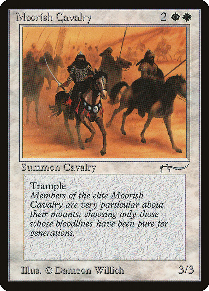 Moorish Cavalry card front