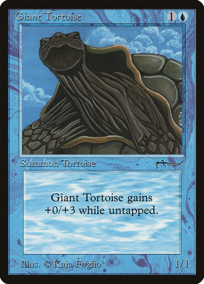 Giant Tortoise card front