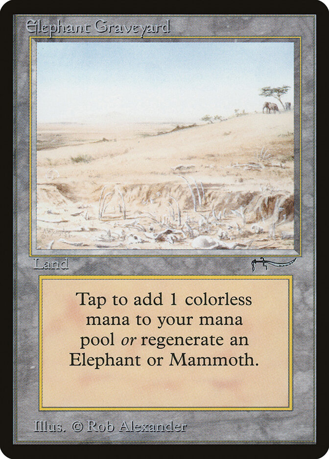 Elephant Graveyard card front